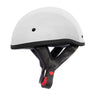 Outlaw Helmets T68 Glossy White Motorcycle Helmet for Men & Women DOT Approved - Adult Unisex Skull Cap for Bike Scooter ATV UTV Chopper Skateboard