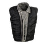 Xelement B7149 Men's 'Sliver' Distressed Gray Classic Motorcycle Leather Jacket