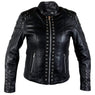 Xelement XS631 'Raven' Ladies Black Premium Cowhide Leather Jacket with Gun Pocket and Zip-Out Liner