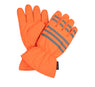 Xelement XS0405 'Gauntlet' Men's Neon Orange Waterproof Tri-Tex Gloves