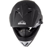 Snow Master TX45 Ultra Light Weight Flat Black Dual Sport Snowmobile Motorcycle Full Face Helmet for Men & Women - DOT Approved for Bike Scooter ATV UTV Chopper Skateboard